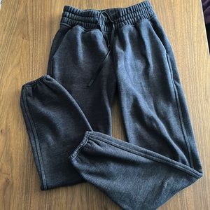 Dark Grey Plush Joggers